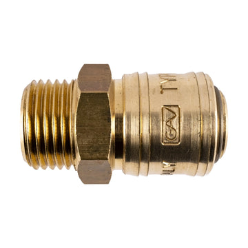 GAV Brass Male Quick Coupler 1/2' Male German - image 01