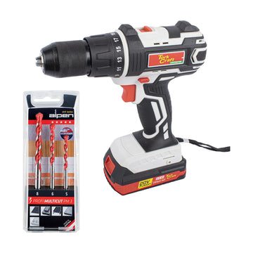 Tork Craft Impact Driver TC20030 With Multicut Drill Set Alp PM3 - image 01