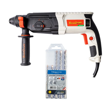 Tork Craft Rotary Hammer TCrh0800 With SDS-Plus Set Alp MB5 - image 01
