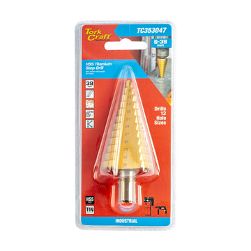 Tork Craft Step Drill Bit HSS 6-39mm M2 - image 01