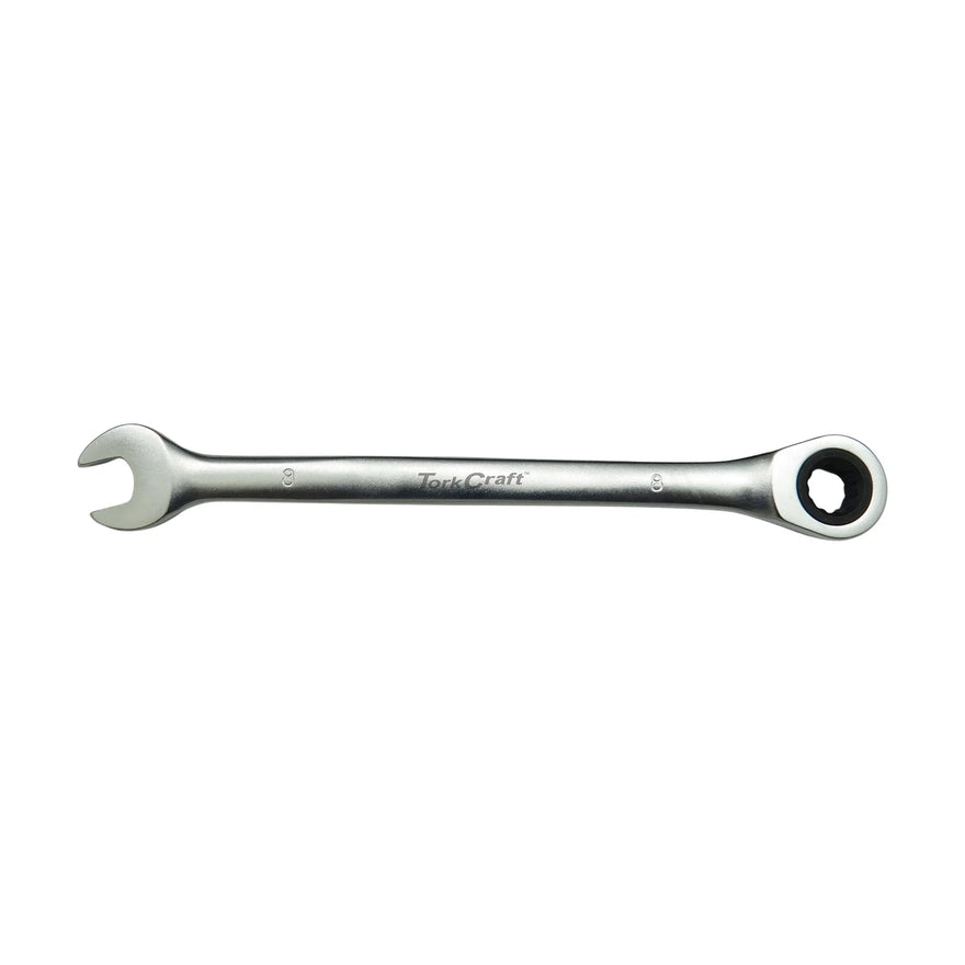 Tork Craft Combination Ratchet Wrench 8mm Fixed Head Spanner - image 01