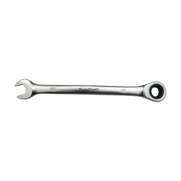 Tork Craft Combination Ratchet Wrench 10mm Fixed Head Spanner - image 01