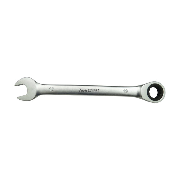 Tork Craft Combination Ratchet Wrench 13mm Fixed Head Spanner - image 01