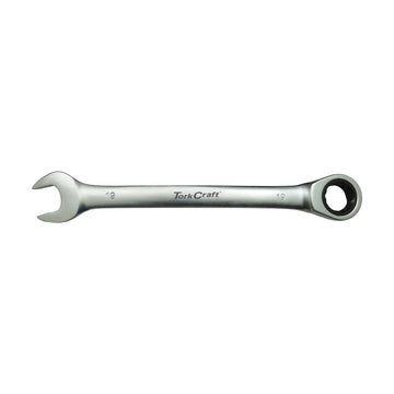 Tork Craft Combination Ratchet Wrench 19mm Fixed Head Spanner - image 01