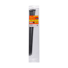 Tork Craft Nylon Cable Ties 4.8mm X 400mm Black 10pc - image 01