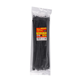 Tork Craft Nylon Cable Ties 7.6mm X 400mm Black 100pc - image 01