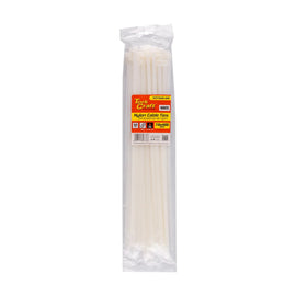 Tork Craft Nylon Cable Ties 7.6mm X 400mm White 50pc - image 01