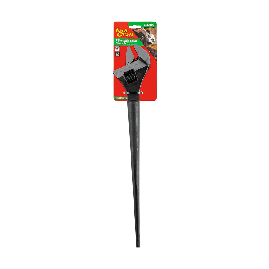 Tork Craft Adjustable Spud Wrench 300mm X 0-33mm Taper Handle Podger - image 01