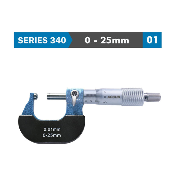 Accud Spherical Anvil Tube Micrometer, A Type - image 01