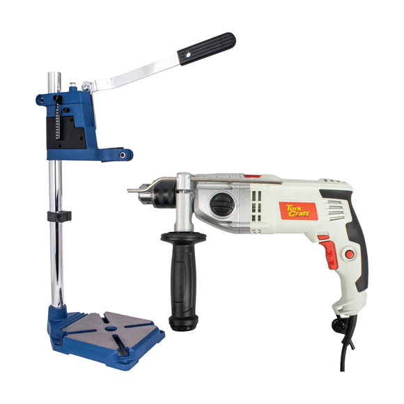 Tork Craft Impact Drill 13mm TCID1100 + Drill Stand TC04700 - image 01