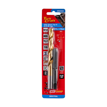 Tork Craft Tap HSS 12x1.75 & Drill 10.3mm 2pc Set - image 01