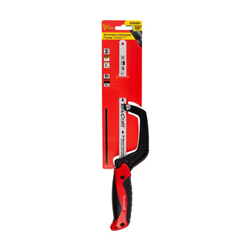 Tork Craft Alumimium Hack Saw Frame 300mm Mini + Blade One Hand - image 01