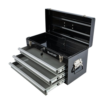 Tork Craft Top Box Empty 3 Drawer And Top Tray 535x255x315mm TracKTool Box - image 01