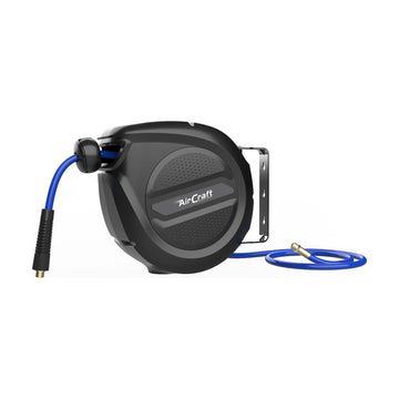 AirCraft Air Hose Reel 9M 12mmOd X 8mm Id PU Hose Auto Retract - image 01