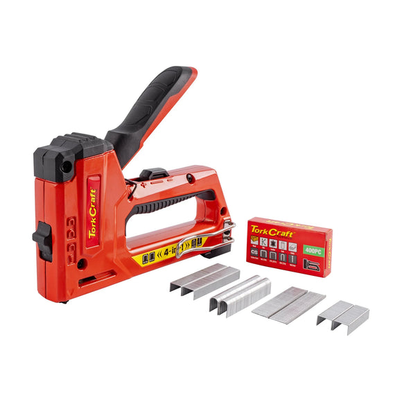 Tork Craft Staple Gun 4-in-1 JT21 6-14mm With 400pc - image 01