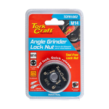 Tork Craft Flange Lock Nut M14 Self Lock Quick Release Angle Grinder - image 01