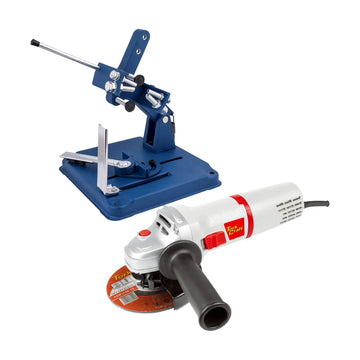 Tork Craft Angle Grinder 115mm TCAG0115 + Grinder Stand TC4300 - image 01