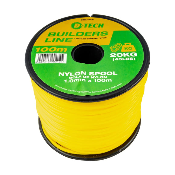 D-Tech Builders Line 1.0mm x 100m Nylon Spool - image 01