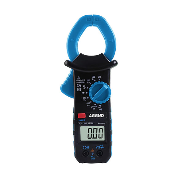 Accud Digital Ac / Dc Clamp Meter 2X Aaa Bat. 600Amp 600V - image 01