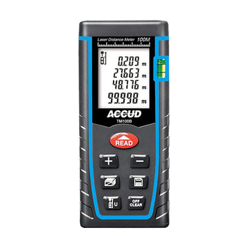 Accud Laser Distance Meter 2 x 1.5V Aaa Bat. 1mm Resolution 1.5mm Accuracy 0.1M-100M Rang - image 01
