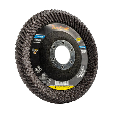 Tork Craft Flap Disc Round Edge A/O 115mm 60 Grit Flat - image 01