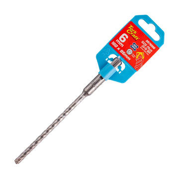 Tork Craft Drill Bit SDS Plus Cross Head Rebar 6mm X 95mm X 160mm - image 01