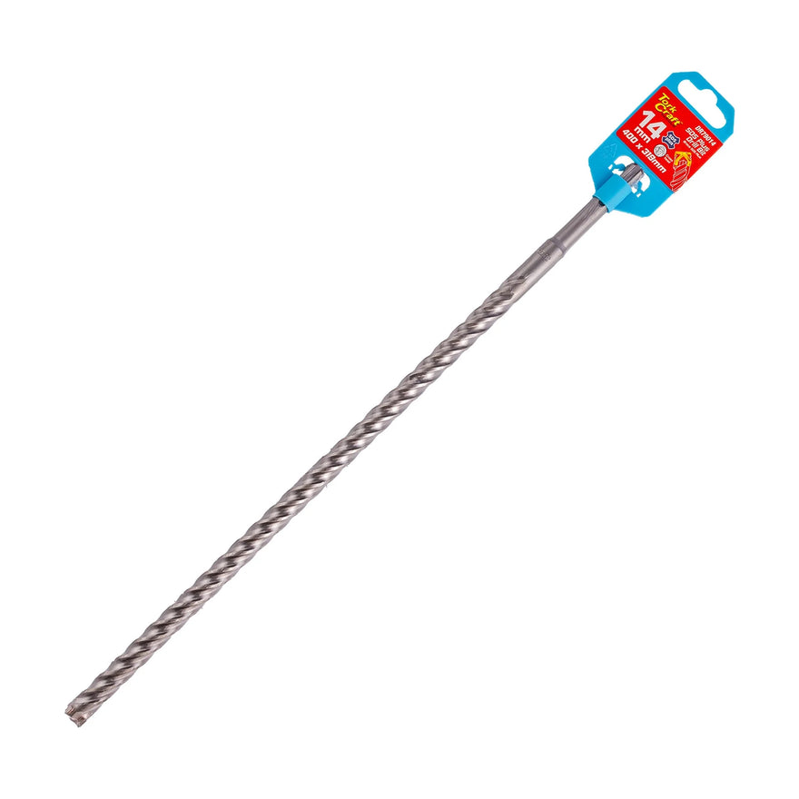 Tork Craft Drill Bit SDS Plus Cross Head Rebar 14mm X 319mm X 400mm - image 01