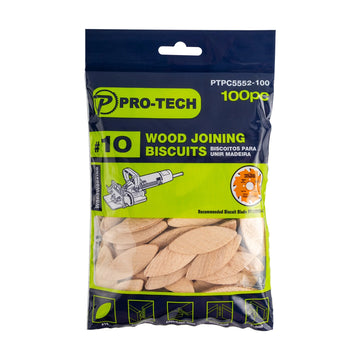 Pro-Tech Wood Joining Biscuits #10 – 100 Pack - image 01