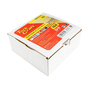 Tork Craft Gold Disc 150 Grit 125mm Without Hole Hook And Loop 50 pieces - image 01