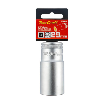 Tork Craft Socket 29mm 1/2' Dr Deep Socket CRV 12 Point - image 01