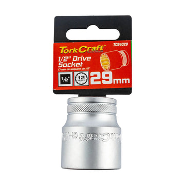 Tork Craft Socket 29mm X 41.8mm 1/2' Drive CRV 12 Point - image 01