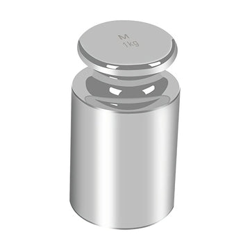 Accud Cylindrical Calibration Weight 1kg Stainless Steel - image 01