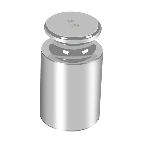 Accud Cylindrical Calibration Weight 1kg Stainless Steel - image 01
