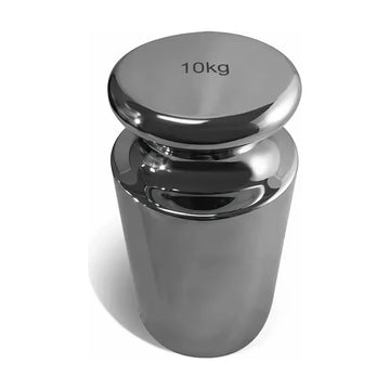 Accud Cylindrical Calibration Weight 10kg Stainless Steel - image 01