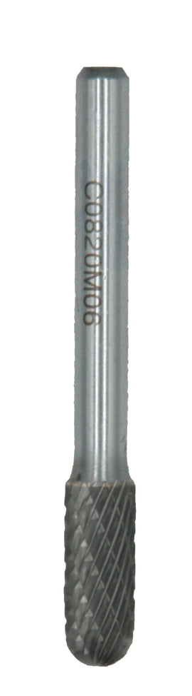 Fox Burr TCT Cylinder Ball Nose 8X20X6mm FOX-C0820M06 in Tools