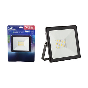 Eurolux LED 30W Floodlight Black with no Sensor Blister - image 01