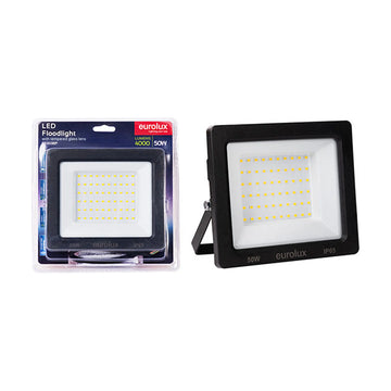 Eurolux LED 50W Floodlight Black with no Sensor Blister - image 01