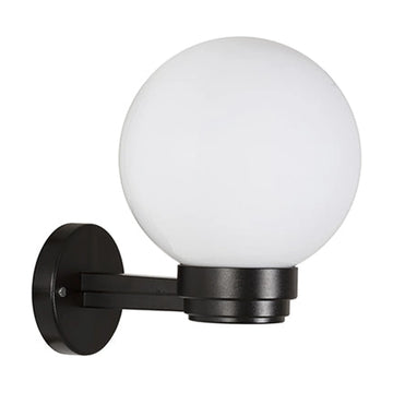 Eurolux Bowl Fitting Outdoor 200mm Wall Mount Opal - image 01
