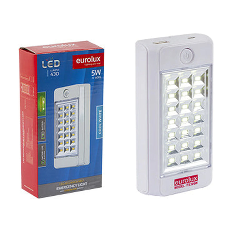 Eurolux Rechargeable Emergency Light LED 5W - image 01