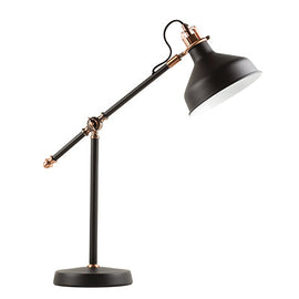 Radiant Table Lamp Steel Black & Copper 1xE27 in Electrical & Lighting,Lighting,Interior Lighting