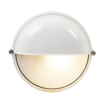 Eurolux Round Bulkhead Small Eyelid 180mm White 1x60w - image 01