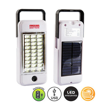 Eurolux Rechargeable Solar Emergency Light White LED - image 01
