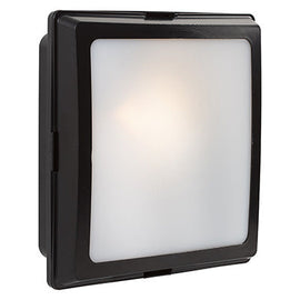 Eurolux ABS Square Bulkhead Black 1xE27 in Electrical & Lighting_Interior Lighting