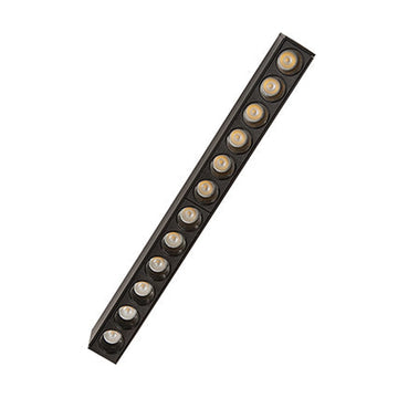 Eurolux Magnetic Track Spotlight LED 12x1w Black 3000K Dimmable - image 01