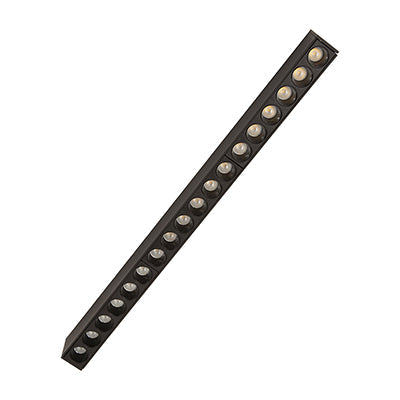 Eurolux Magnetic Track Spotlight LED 18x1w Black 3000K Dimmable in Electrical & Lighting,Lighting,Interior Lighting