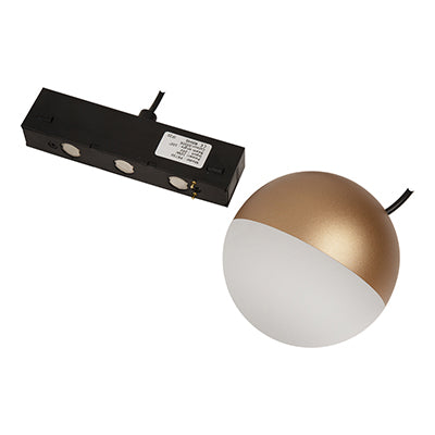 Eurolux Magnetic Track Pendant LED 10w Gold/White 3000K Dimmable in Electrical & Lighting,Lighting,Interior Lighting