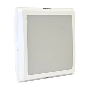 Eurolux ABS Square Bulkhead White 1xE27 - image 01