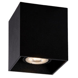Eurolux Ceiling Surface Mount Downlight Square Sand Black GU10 1x50W in Electrical & Lighting,Lighting,Interior Lighting