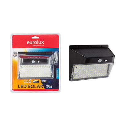 Eurolux Solar Wall Light Motion Sensor LED 4w 6000K in Electrical & Lighting,Lighting,Exterior Lighting
