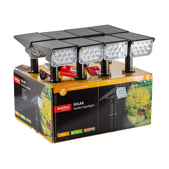 Eurolux Solar Garden Spotlight 3w RGB 1Pc - image 01